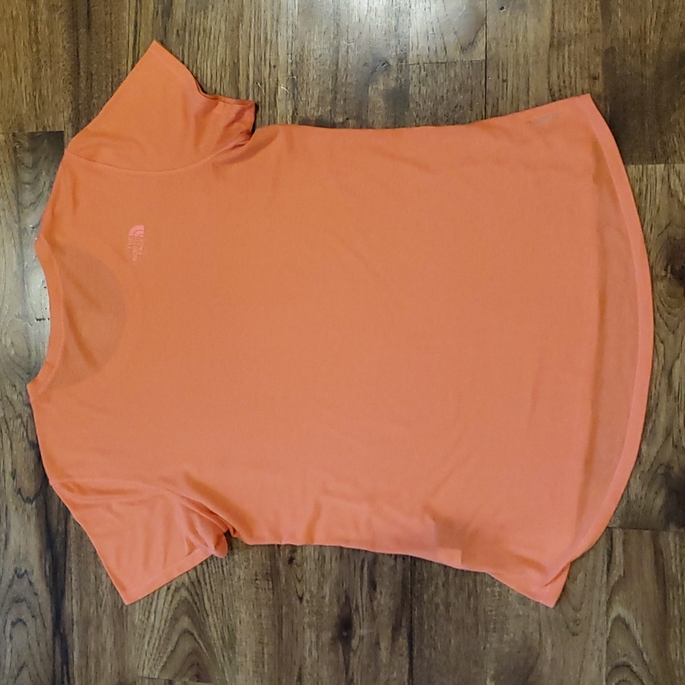 Womens The North Face peach Flashdry lightweight shirt size M - Picture 3 of 4